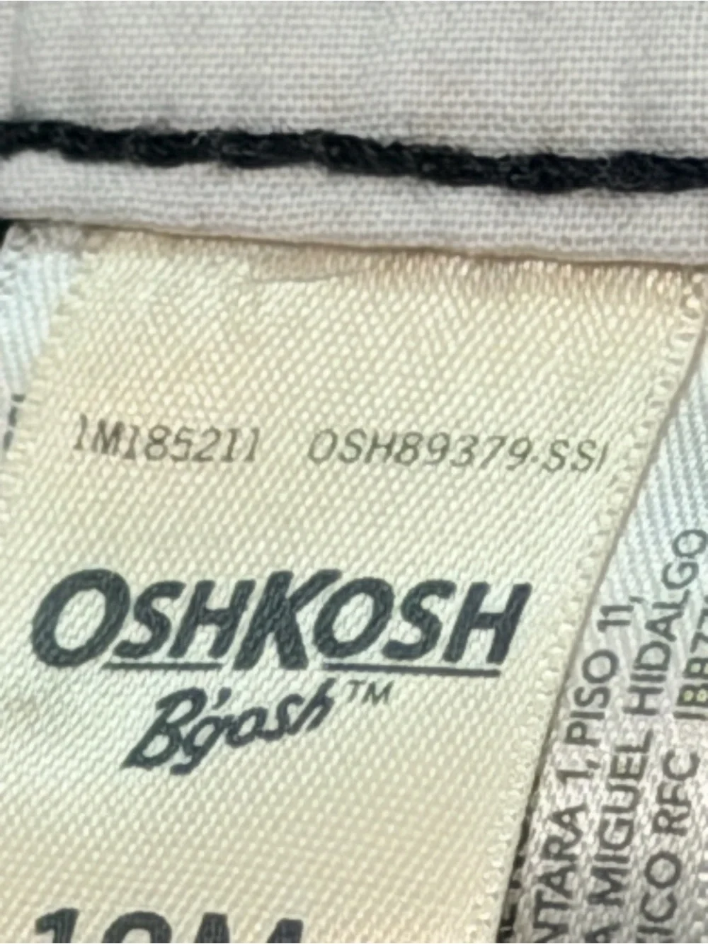OshKosh B’gosh Baby Toddler Navy Corduroy Overalls Vestbak Cargo Pockets 18M EUC
